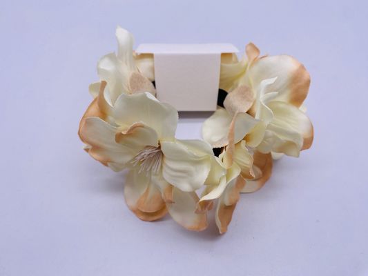 휴대용 성인 꽃 머리카락 액세서리 Scrunchie 어린이