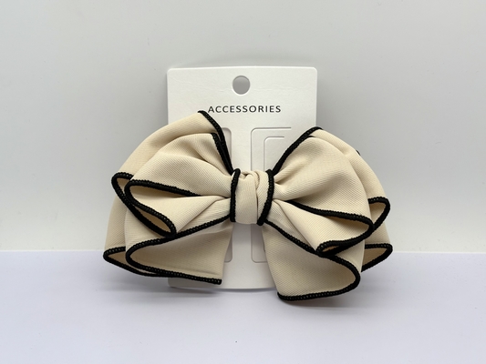 다양한 색상 을 선택할 수 있는 패션 크림 Bow Hair Clip